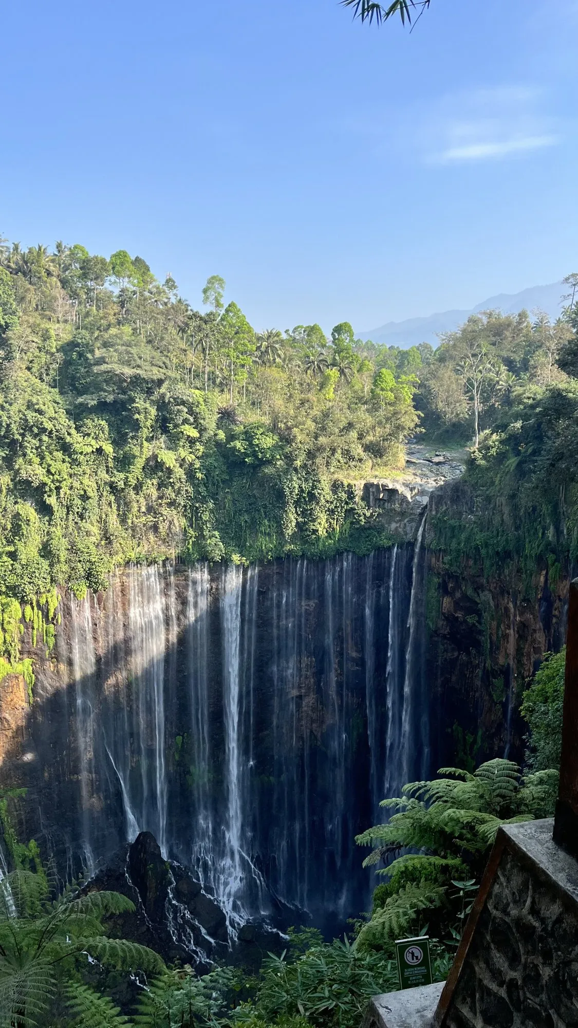 Tumpak Sewu vista